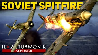 Combat Patrol in Contested Airspace | Soviet Spitfire Mk.Vb | IL-2 Sturmovik: Batle of Kuban