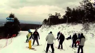 Skiing with Ryan and Steve