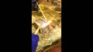 Unbelievable oxy acetylene welding play.