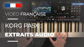 Korg PA5X : Audio