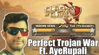 80 ATTACKS IN LAST 10 MINS | Perfect Trojan Horse War ft.AyeRupali 😱