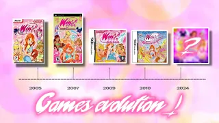 Winx Club GAMES EVOLUTION through the years - (Pc, PSP, PS2, GBA, Nintendo DS, Wii) EE 🧚🏻🩷