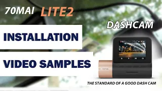 70mai Lite2 DashCam - Installation & Video Samples - NEXDIGITRON®