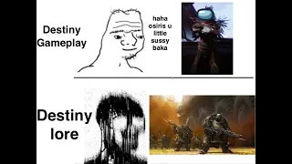 destiny gameplay vs destiny lore meme