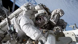 Spacewalk with Astronauts Nicole Mann and Koichi Wakata at the Space Station (Feb. 2, 2023)