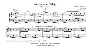 Clementi : Sonatina Op. 36, No. 1 (3/3)