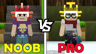 NOOB vs PRO Bedwars Edition!! (Blockman Go)