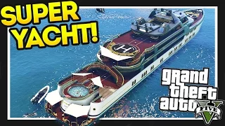 GTA 5 $28,000,000 Spending Spree! GTA 5 Super Yacht!! Executives and Other Criminals Part 1