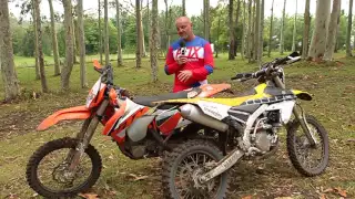 2016 KTM 450EXC vs 2016 Yamaha WR450F