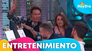 Clovis y Chiky Bombom muestran su talento con la boca en un divertido juego | Hoy Día | Telemundo