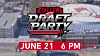 Detroit Red Wings Draft Party Invite | Steve Yzerman