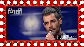 This tough guy ended up singing an Ed Sheeran' song | Auditions 5 | Spain's Got Talent 2018