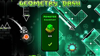 САМЫЙ СТРАШНЫЙ ГАУНТЛЕТ!!! (Прохождение Monster Gauntlet)! ► Geometry Dash #67