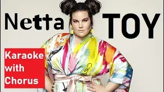 Toy - Netta | Karaoke with Chorus