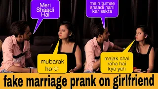 Fake Marriage Prank On My Girlfriend | Gone emotional  MAX ALI PRANK