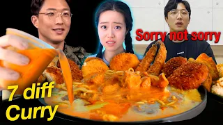 Korean variety TV star EXPOSED by ex-girlfriends, now he's asking for DONATIONS | Mixing ALL CURRY