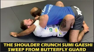 The Shoulder Crunch Sumi Gaeshi Sweep From Butterfly Guard by Gordon Ryan (ADCC 2019 Breakdown)