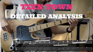 Jaco Pastorius - Teen Town LESSON - TABs