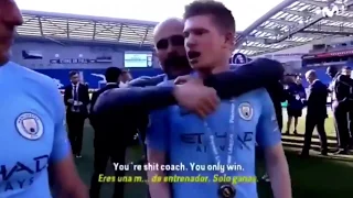 De Bruyne says "you are a shit coach" to Pep Guardiola