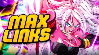 (Dokkan Battle) 100% MAX LINKS DOKKANFEST ANDROID 21 COMPLETE SHOWCASE!