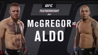 EA SPORTS UFC 2 (PS4) - Conor McGregor vs Jose Aldo (Online)