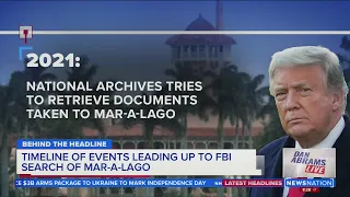 Timeline of events leading up to FBI search of Mar-a-Lago  |  Dan Abrams Live