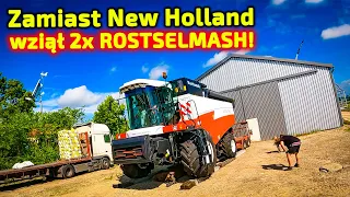 Instead of New Holland Peter brought 👉 2 pcs. Rostselmash Acros 595+