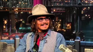 Pt 1 Johnny Depp on Letterman