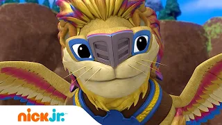 Blaze and the Monster Machines | Blaze Encontra um Leão Voador 🦁| Nick Jr. em Português