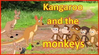 Kangaroos And The Monkeys | Panchatantra Moral Stories | English Cartoon | Chiku TV English