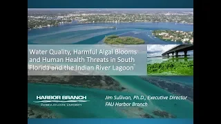 Dr. James Sullivan, "Water Quality, Harmful Algal Blooms, and Human Health Threats"