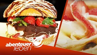 Top 5 Desserts-Trends: Eis-Burger, Blumenstrauß-Crêpe & mehr... | Abenteuer Leben | Kabel Eins