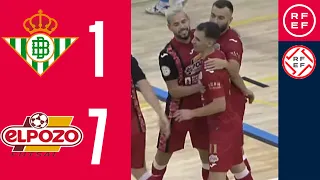 Resumen #PrimeraDivisiónFS | Real Betis Futsal 1-7 ElPozo Murcia Costa Cálida