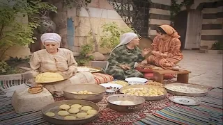 أجواء العيد وتحضيراته من مسلسل ليالي الصالحية- سامية جزائري , كاريس بشار والراحلة هالة شوكت