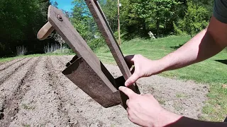 Planting Sweet Corn.. And an Old Fashioned Planter