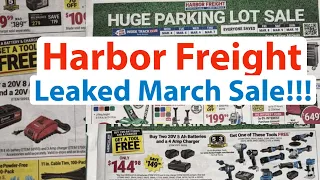 Leaked March Sale Harbor Freight Flyer, Bauer & Hercules Power Tool Deals  #tooldeals #diy #howto