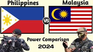 Philippines vs Malaysia Military Power 2024 | Malaysia vs Philippines 2024 | world military power