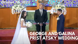 October 7, 2023 - George and Galina Pristatsky Wedding