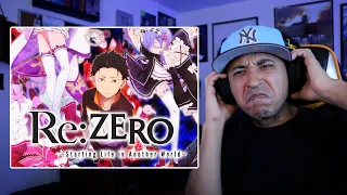 First Time Reacting to Re:ZERO Openings and Endings (1-4) | New Anime Fan