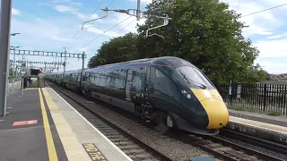 Great Western Railway Class 800 pass Didcot Parkway for Swansea Abertawe