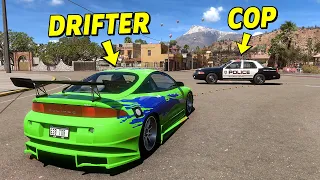 Drift Cars vs COPS! - Forza Horizon 5