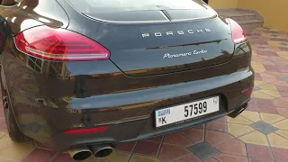 Porsche Panamera V8 4.8 turbo start up exhaust - 2014 #ferrari #short #reels #viral #dubai #video