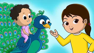 Upar Pankha Chalta Hai | Nani Teri Morni Ko | Hindi Rhymes For Children