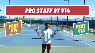 UNBIASED review & play test of the Wilson Pro Staff 97 v14 (As a Pro Staff player)