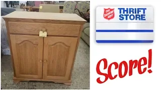 Score! | Salvation Army Thrift Store Furniture Haul