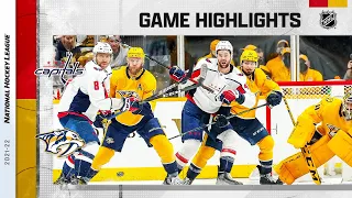 Capitals @ Predators 2/15 | NHL Highlights 2022