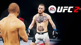 NEW EA Sports UFC 2 Conor Mcgregor vs Jose Aldo Gameplay Cover