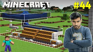 AUTOMATIC SUPER SMELTER FOR MY STONE FARM | MINECRAFT GAMEPLAY #44