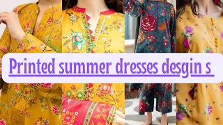 Printed summer dresses//girls summer outfits dresses  by Fatima's Fashion