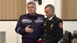 Рятувальник, який перебував у полоні, отримав нагрудний знак за мужність та вірність Батьківщині